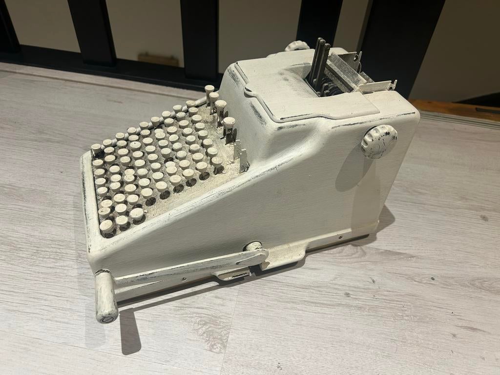 Brocante vastgelopen telmachine te koop!, Antiek en Kunst, Ophalen