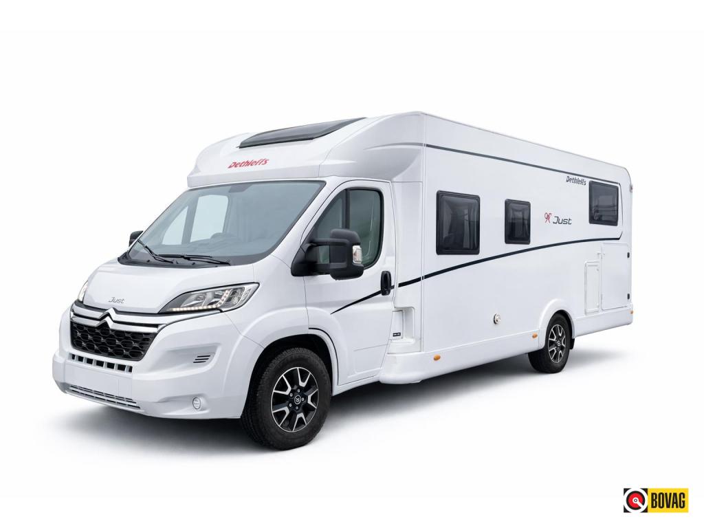 Dethleffs Just90 T7052 EB 2x Airco, Koelkast, Ringverwarming, Bedrijf, Luifel