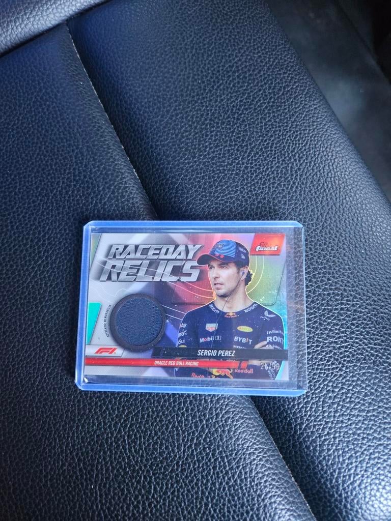 RDR-PER Topps finest f1 2024 sergio perez race fay relics, Ophalen of Verzenden, Nieuw, Plaatje
