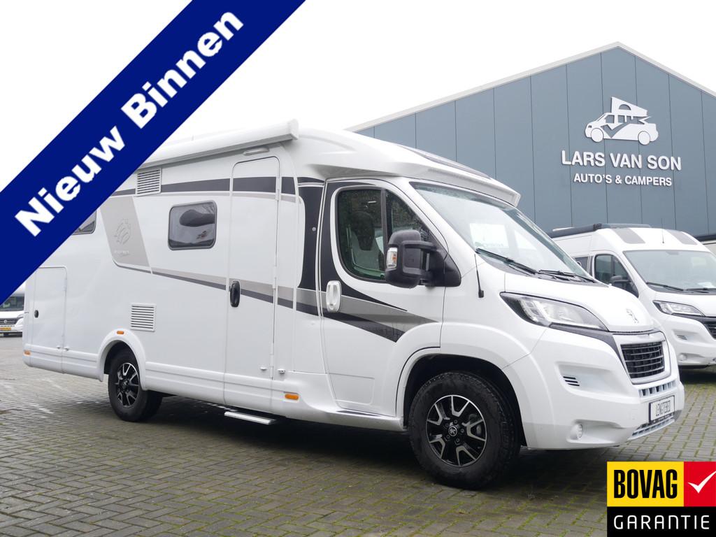 Knaus Van TI 650 MEG Platinum, Lengtebedden, Dakairco, Peuge, Caravans en Kamperen, Campers, Bedrijf, tot en met 2, Half-integraal