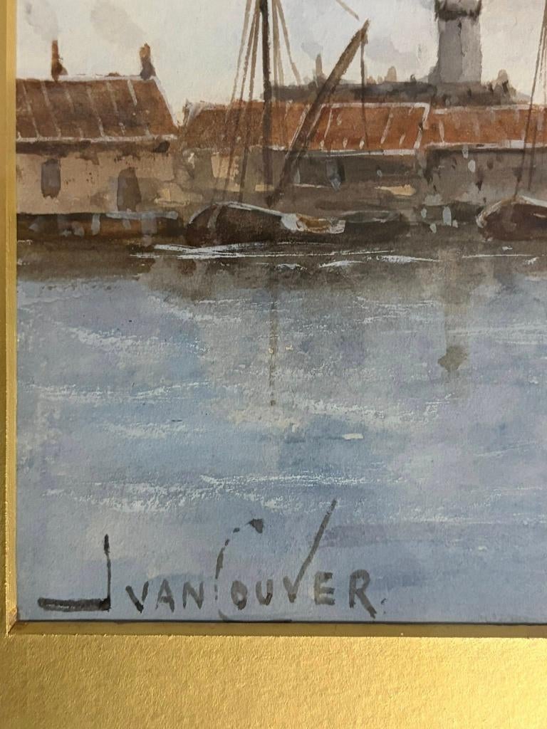 Hermanus Koekkoek II jr. 1836-1909 tekening Overvoorde, Ophalen of Verzenden