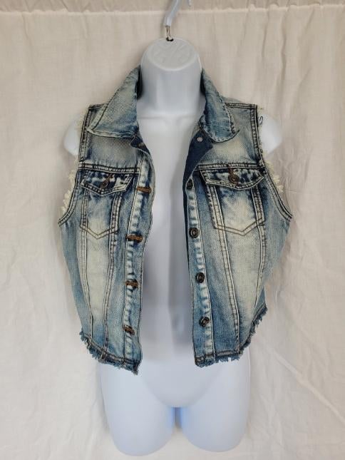 Stoer spijkerhesje mt L merk Coolcat, Blauw, ., Maat 42/44 (L), Ophalen of Verzenden