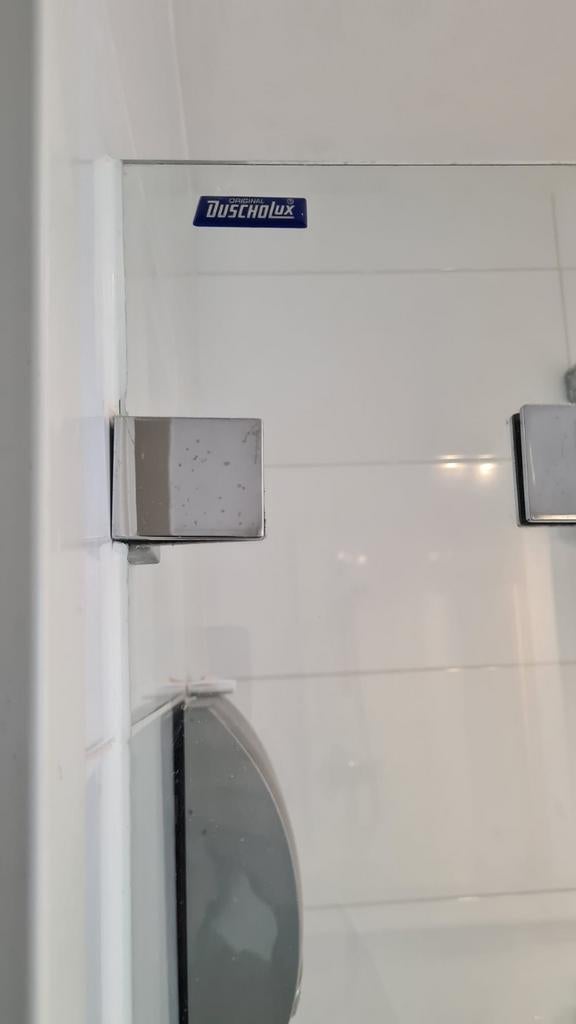 Duscholux Douchedeur met antikalk glas - 117x190 cm, Doe-het-zelf en Verbouw, Ophalen, Glas, Douche