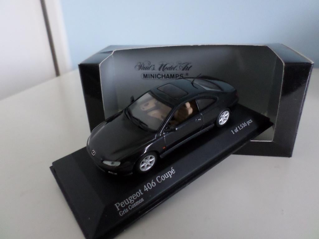 PEUGEOT 406  COUPÉ  COSMOS GREY  van 1996, Ophalen of Verzenden, Nieuw, Auto, Norev