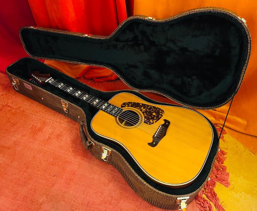 Ibanez Binson B660 1981 i.z.g.st. + nieuwe croco-case!, Ophalen of Verzenden, Gebruikt, Western- of Steelstringgitaar, Met koffer