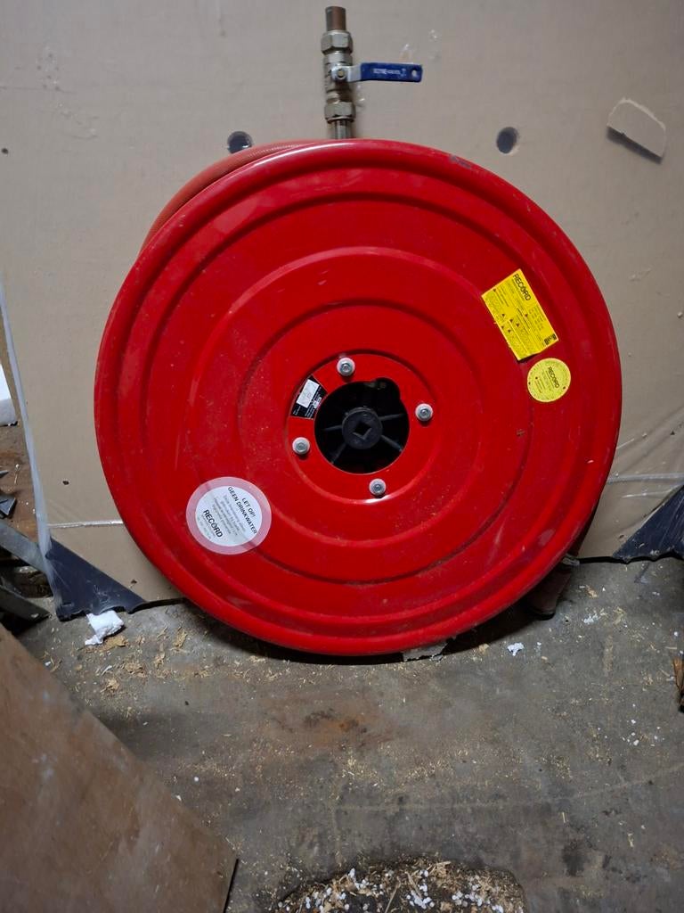 Stevige Brandslanghaspel - 20 Meter / 19 mm - 12 Bar, Ophalen, Brandblusser, Gebruikt, Nb