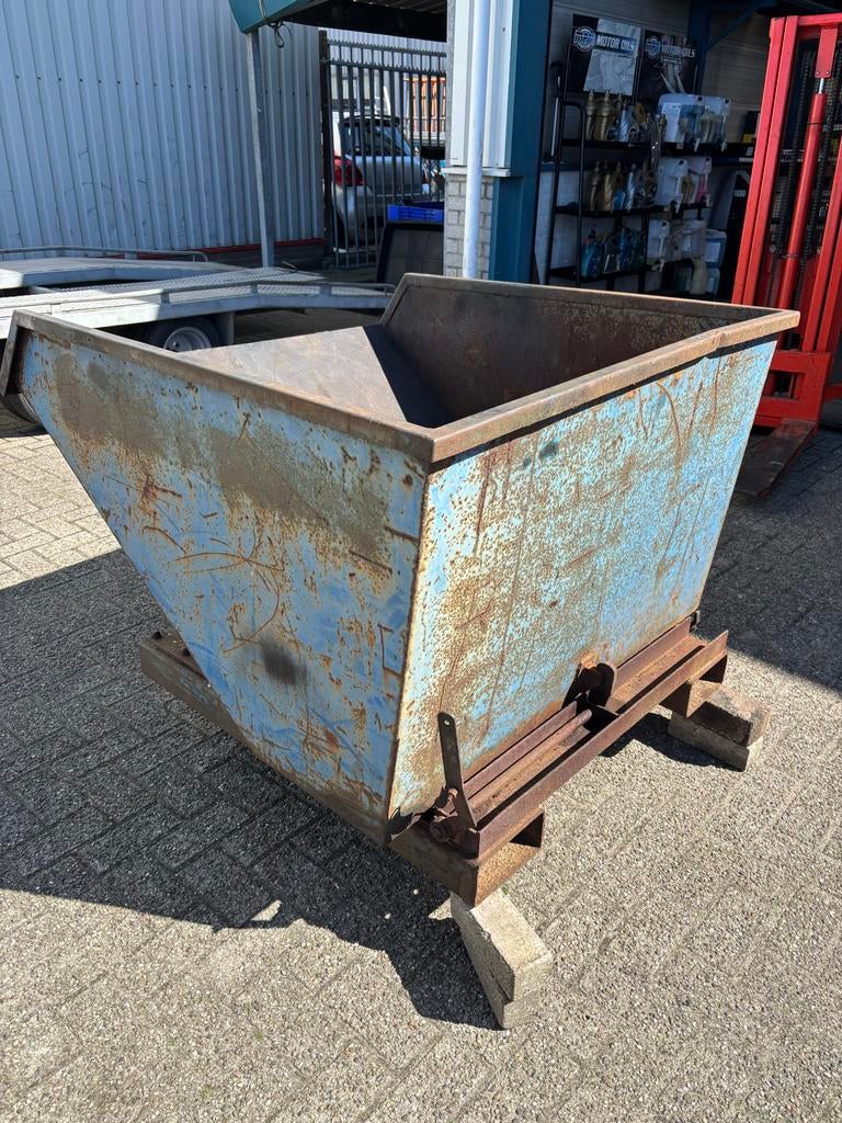 Heftruck Kiepbak Container - Robuust en Gebruikt, Ophalen
