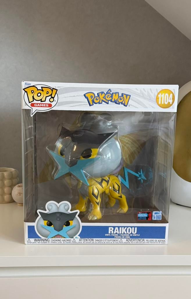 Funko Pop Pokémon Raikou 1104, Ophalen, Nieuw