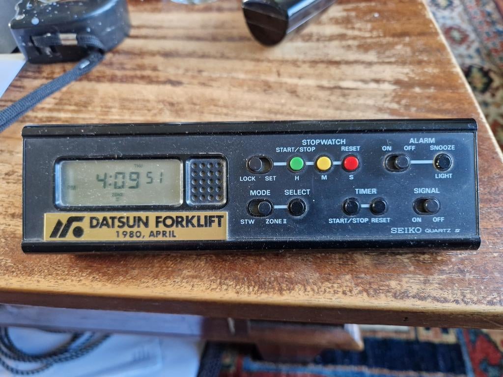 Unieke Datsun Forklift Seiko Klokje - Goede Staat, Ophalen of Verzenden