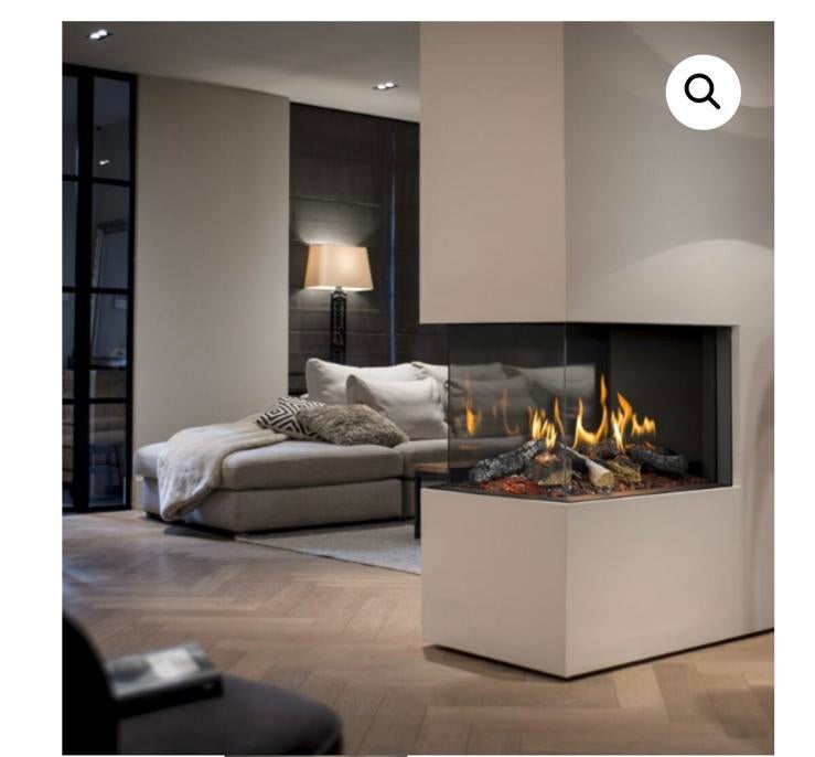 Bellfire roomdivider gashaard medium 3, Huis en Inrichting, Ophalen, Zo goed als nieuw, Inbouwhaard, Gashaard