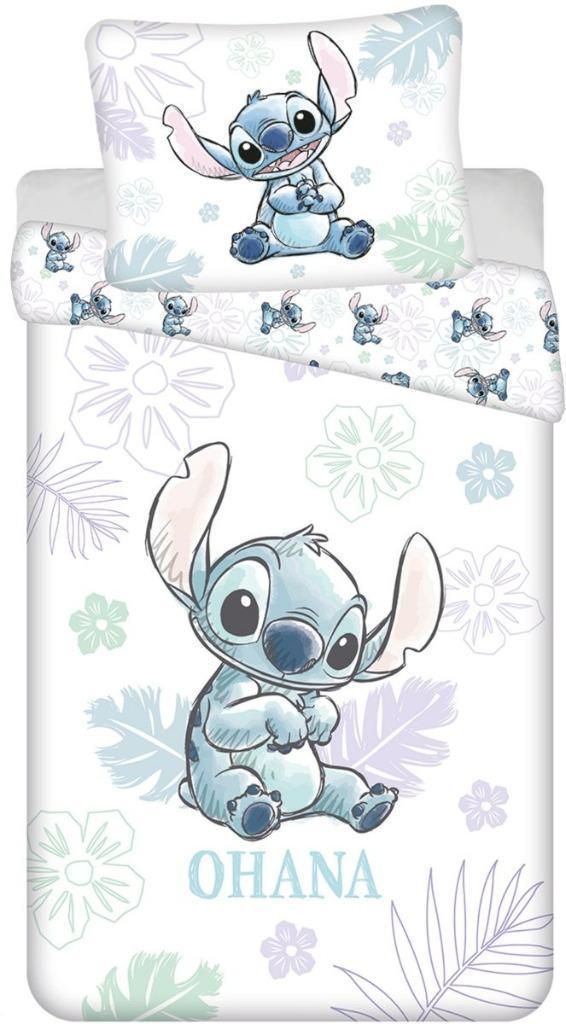 Stitch Dekbedovertrek Ohana 140 x 200 - Disney - Katoen, Kinderen en Baby's, Kinderkamer | Beddengoed, Overige kleuren, Meisje
