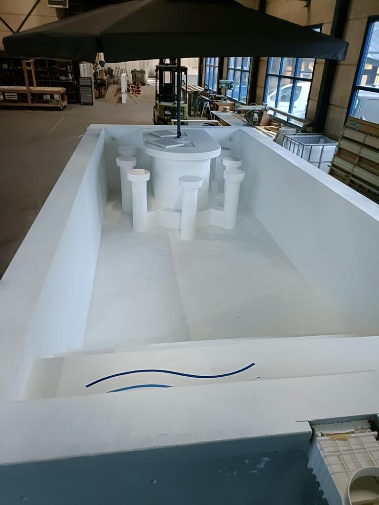 Te koop inbouw bad met bar €6950,-, Tuin en Terras, Zwembad-toebehoren, Ophalen of Verzenden, Nieuw