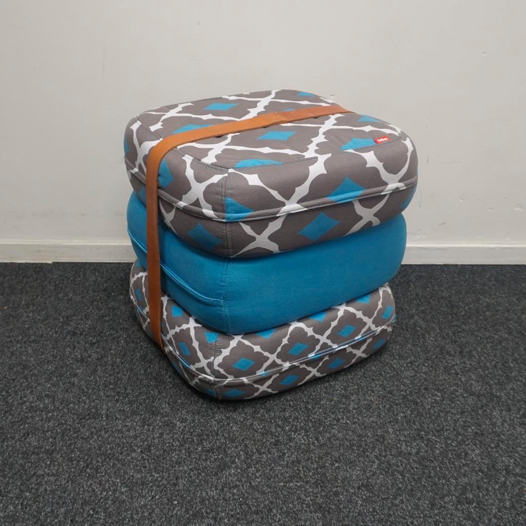 Baboesjka | Fatboy | Poef | Zitkussen | Amalia Azul, Minder dan 50 cm, Gebruikt, -, Vierkant