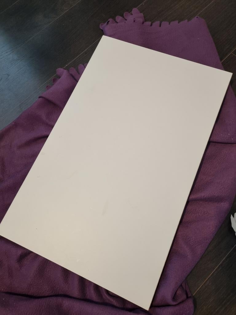 Ikea Besta glasplaat en 3 witte planken (56x36), Ophalen, Zo goed als nieuw