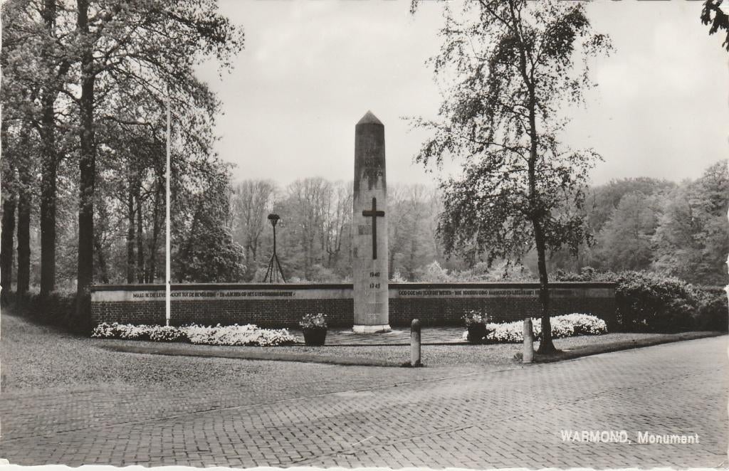 WARMOND Monument, Verzenden, 1960 tot 1980, Gelopen, Zuid-Holland