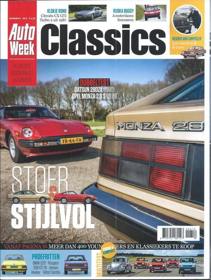 Autoweek Cl 8 2019 : Opel Monza - Datsun 280ZX - Ruska Buggy, Ophalen of Verzenden, Gelezen, Algemeen