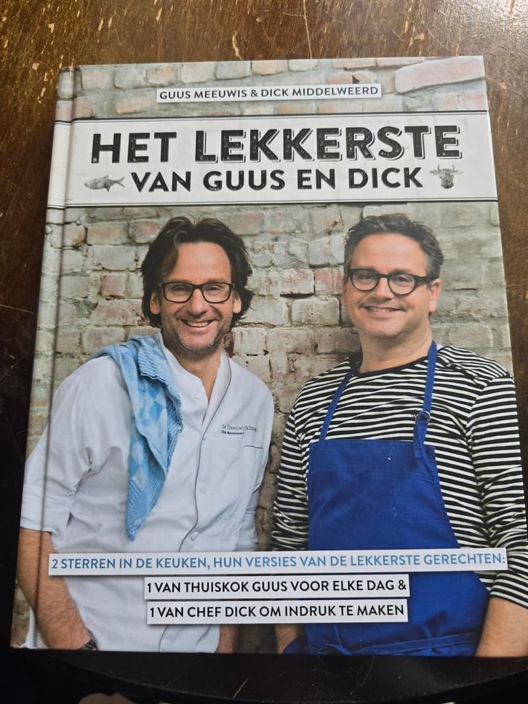 Dick Middelweerd - Het lekkerste van Guus en Dick, Boeken, Kookboeken, Zo goed als nieuw, Italië, Ophalen of Verzenden