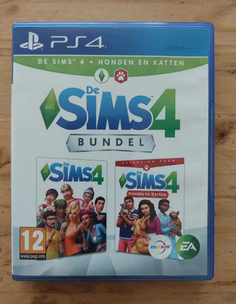 Sims 4 + Honden en Katten bundel  PS4 Playstation 4, 1 speler, Ophalen of Verzenden, Zo goed als nieuw, Eén computer