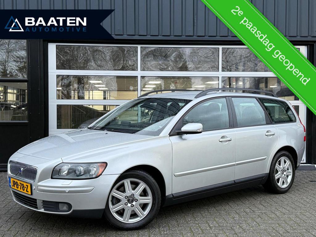 Volvo V50 2.4i 170 PK Exclusive|1e eig|Dealer onderhouden|Au, 700 kg, Leder en Stof, 2435 cc, 170 pk