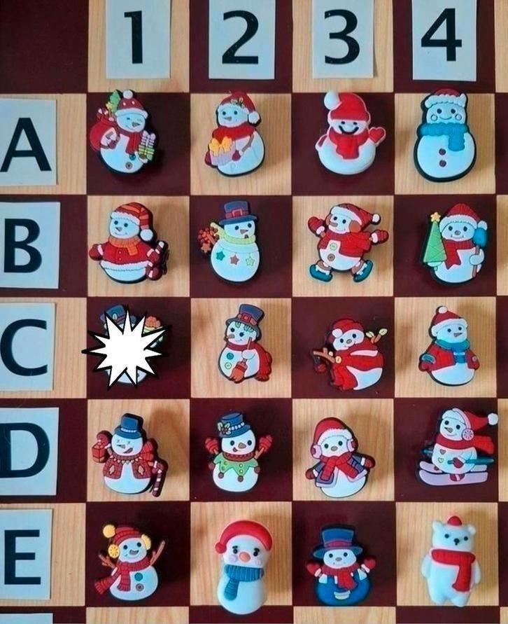 24: Sneeuwpoppen Winter schoenbedels Pins voor de Crocs, Ophalen of Verzenden, Nieuw, Transport