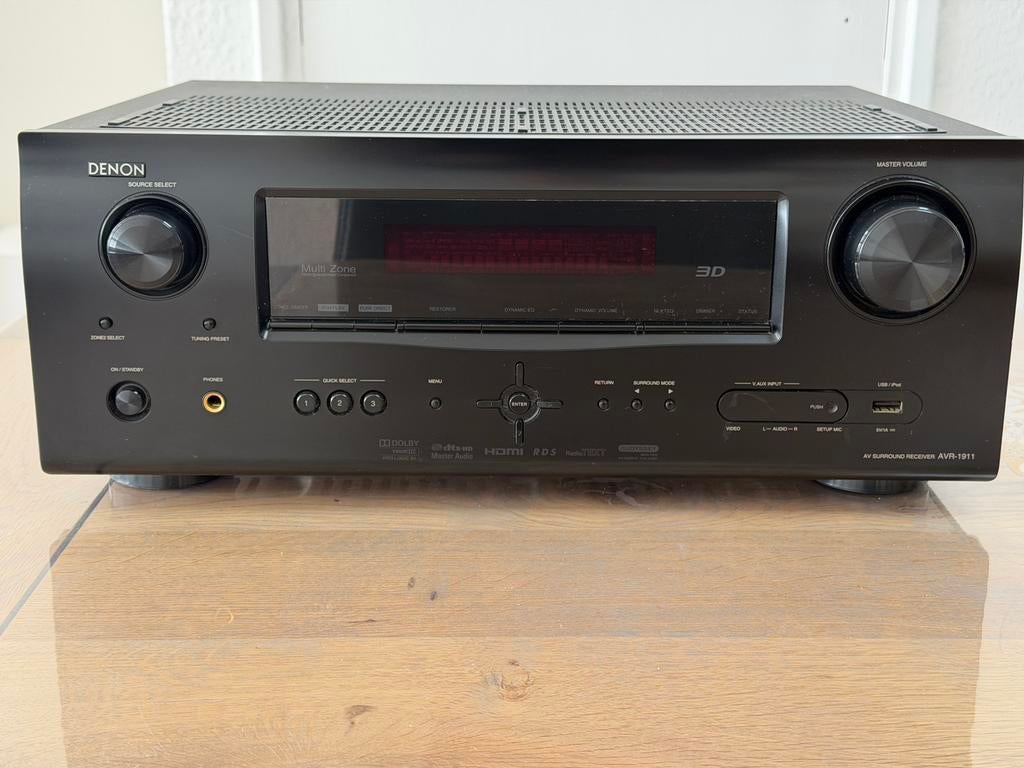 denon avr 1911 5xhdmi arc receivers en versterkers, Audio, Tv en Foto, Ophalen of Verzenden, Zo goed als nieuw, 120 watt of meer
