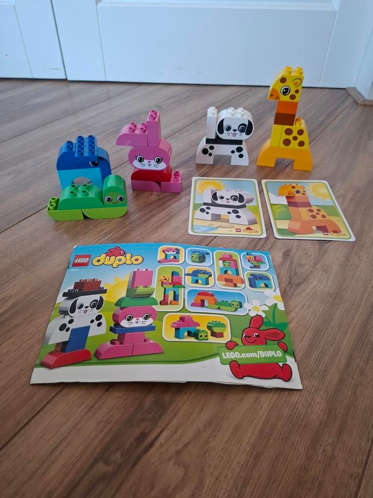Lego Duplo 10573 Creatieve dieren, Ophalen, Zo goed als nieuw, Complete set, Duplo