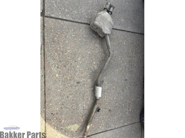 Uitlaat Midden + Einddemper van een Audi A4, Gebruikt, -, -, Audi