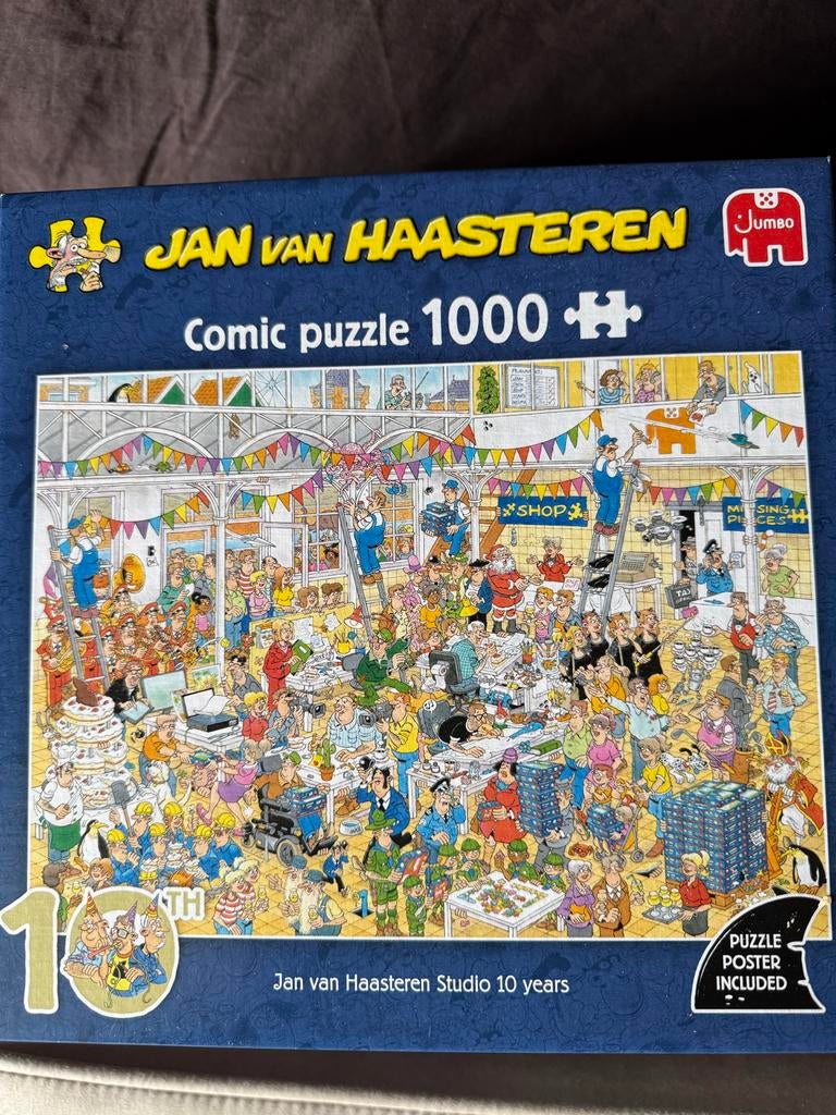 Jan van Haasteren Puzzels 1000 stukjes, Hobby en Vrije tijd, Denksport en Puzzels, Ophalen, 500 t/m 1500 stukjes, Gebruikt, Legpuzzel