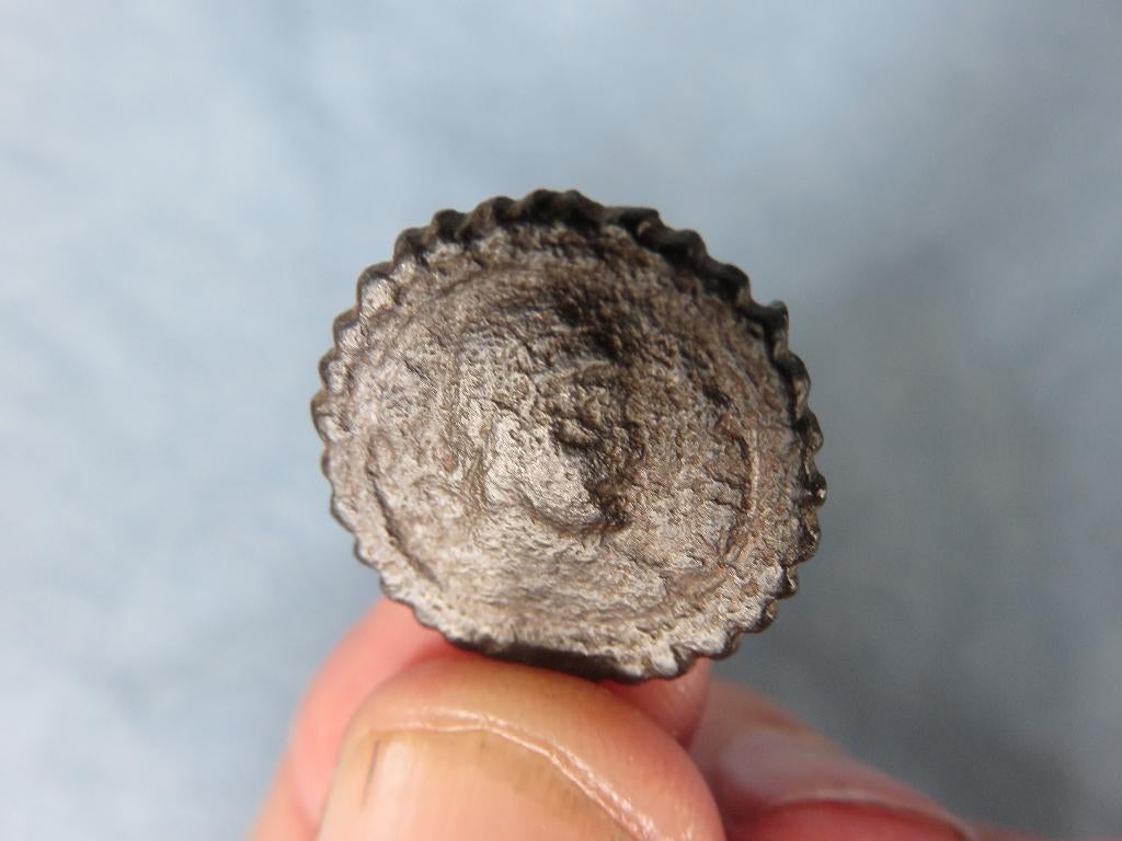 Merovingische rijk - middeleeuwen - fibula - ca. 500 A.D., Ophalen of Verzenden, Brons