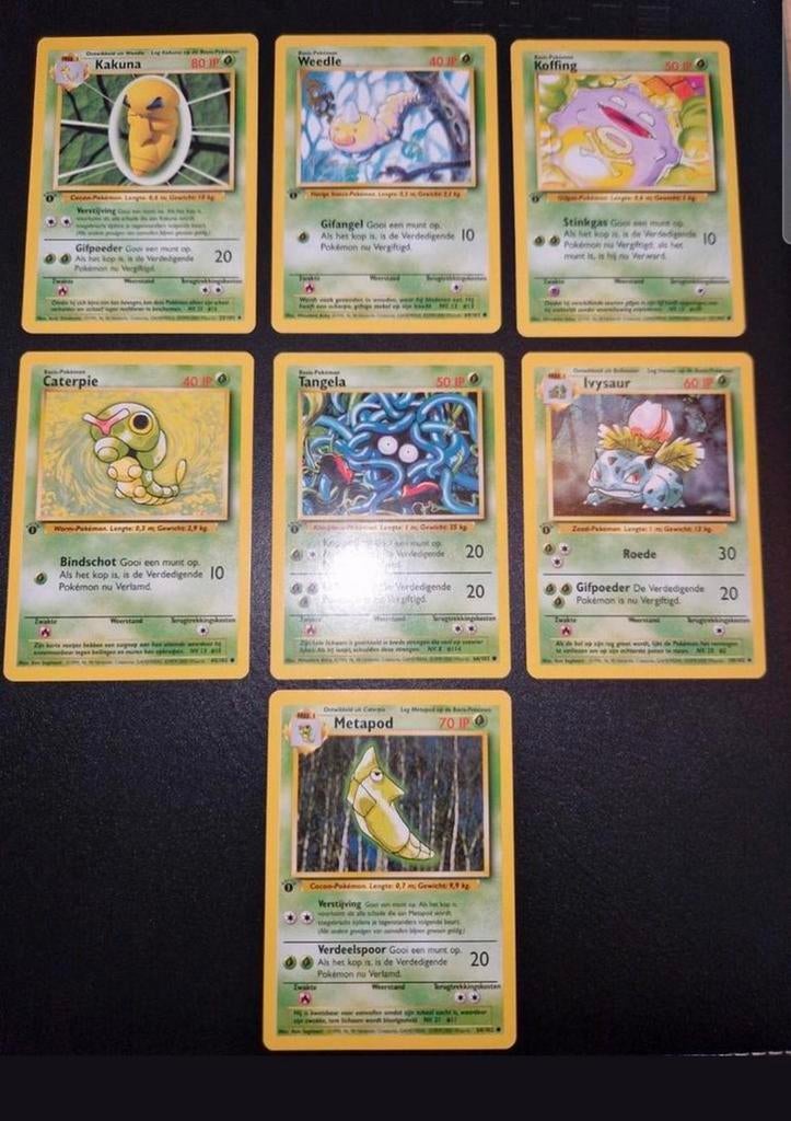 Base set 1e edities, Hobby en Vrije tijd, Verzamelkaartspellen | Pokémon, Ophalen of Verzenden
