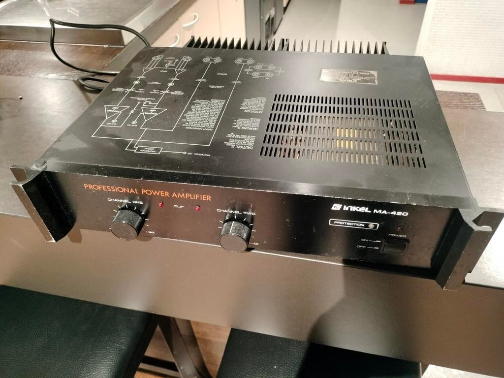 Inkel MA-420 Professionele Eindversterker, Ophalen of Verzenden