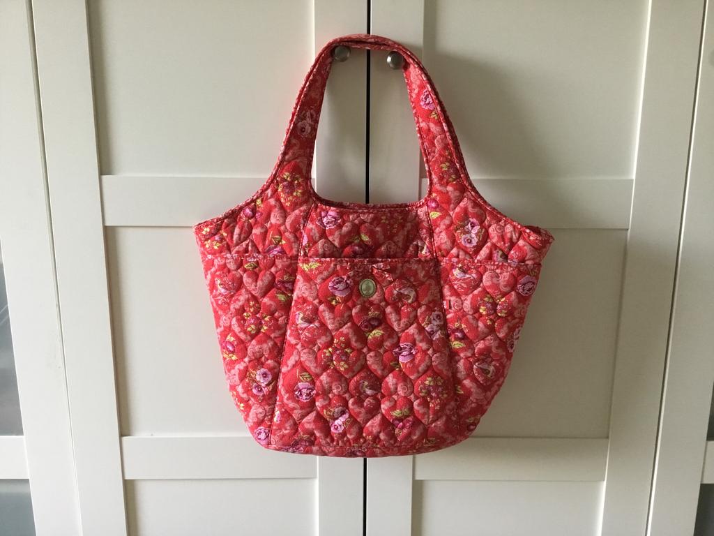Pip studio rood roze tas shopper, Ophalen of Verzenden, Zo goed als nieuw, Rood, Shopper