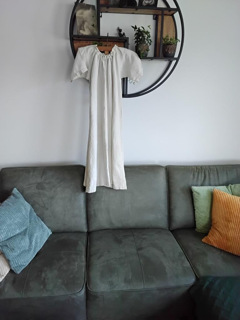 Oud linnen doopjurkje, Antiek en Kunst, Ophalen of Verzenden