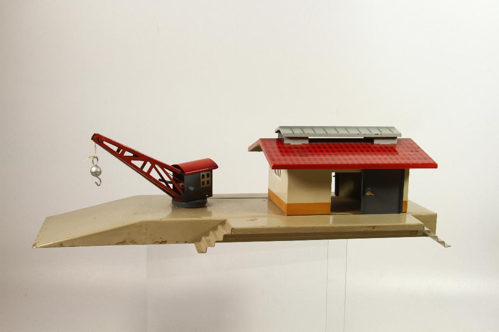 Kibri oud blikken goederenstation spoor H0, Gebruikt, Gelijkstroom of Wisselstroom, Brug, Tunnel of Gebouw, Ophalen