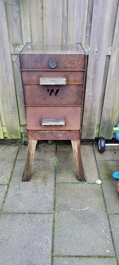 Cortenstaal pizza oven met pizzasteen en grillplaat, Ophalen