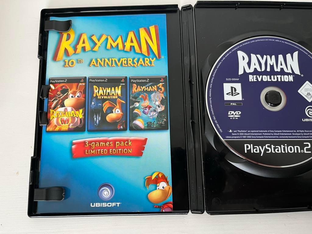 Rayman 10th Anniversary PS2, Gebruikt, T, 2 spelers, T