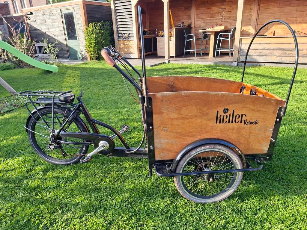Te koop opknappen... elektrische bakfiets, 4 kinderen of meer, Gebruikt, Elektrisch, Ophalen