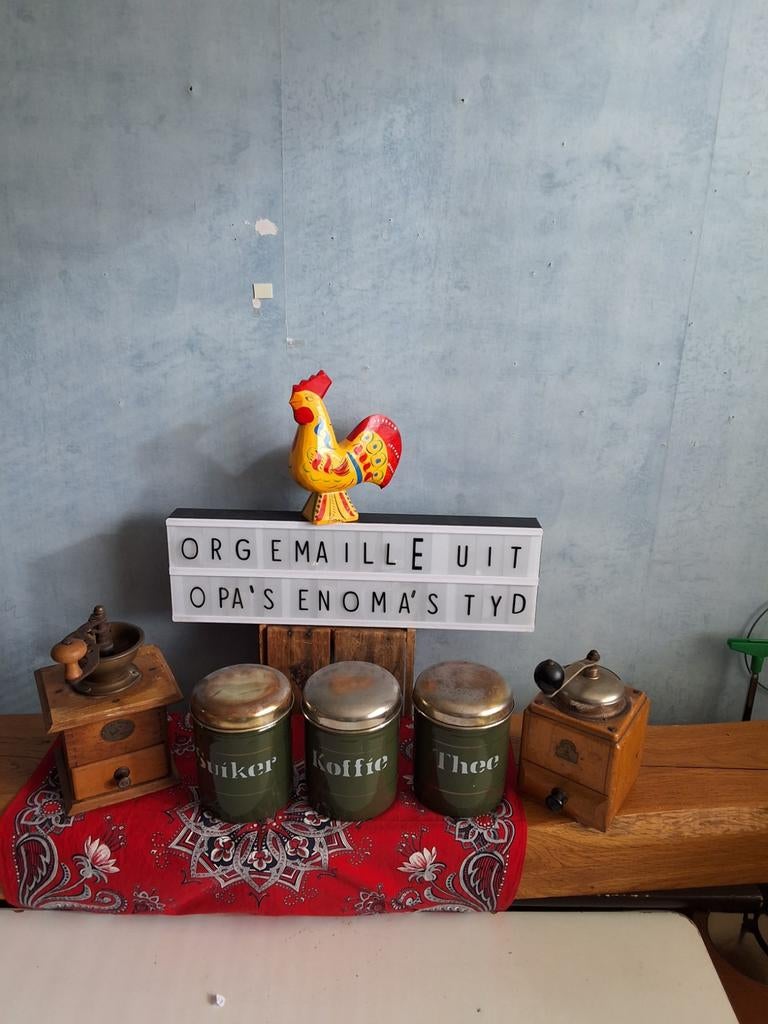 Emaille én méér (nostalgie) uit OPA'S EN OMA'S TIJD, Antiek en Kunst, Ophalen of Verzenden