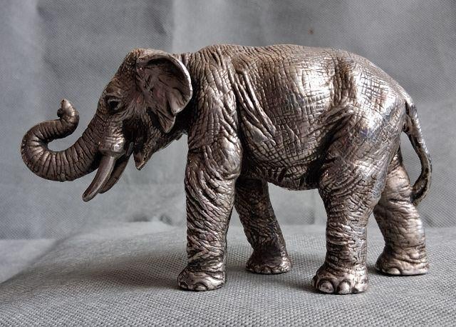 Sterling zilveren olifant Israel, Ophalen of Verzenden, Zilver