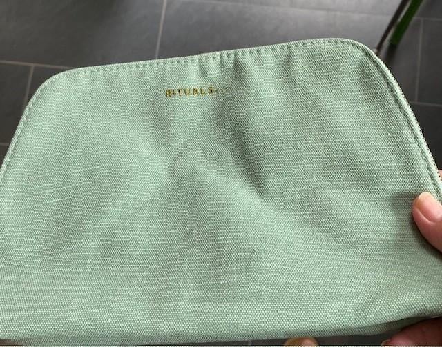 Nieuw Rituals toilettas tas mint groen goud, Ophalen of Verzenden, Nieuw, Groen, Dame