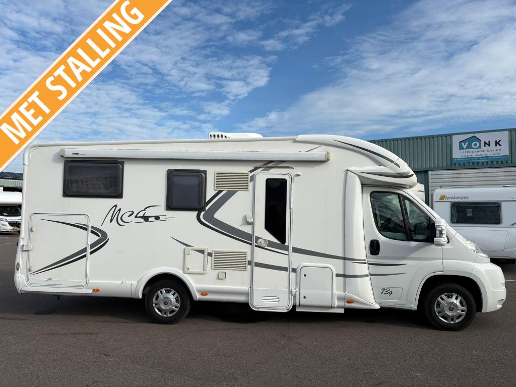 McLouis MC4 73 G bj 2014 +airco 2 losse bedden APK2026, Caravans en Kamperen, Campers, Chemisch toilet, Fiat, Airbags, Koelkast