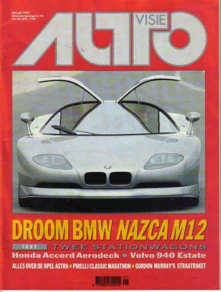 Autovisie 15 1991 : Volvo 940 Estate - Honda Accord Aerodeck, Ophalen of Verzenden, Gelezen, Algemeen