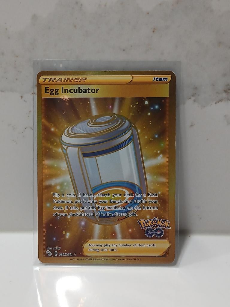 Gold Egg Incubator (EX/NM) Pokémon Kaart, Ophalen of Verzenden, Zo goed als nieuw, Losse kaart, Foil