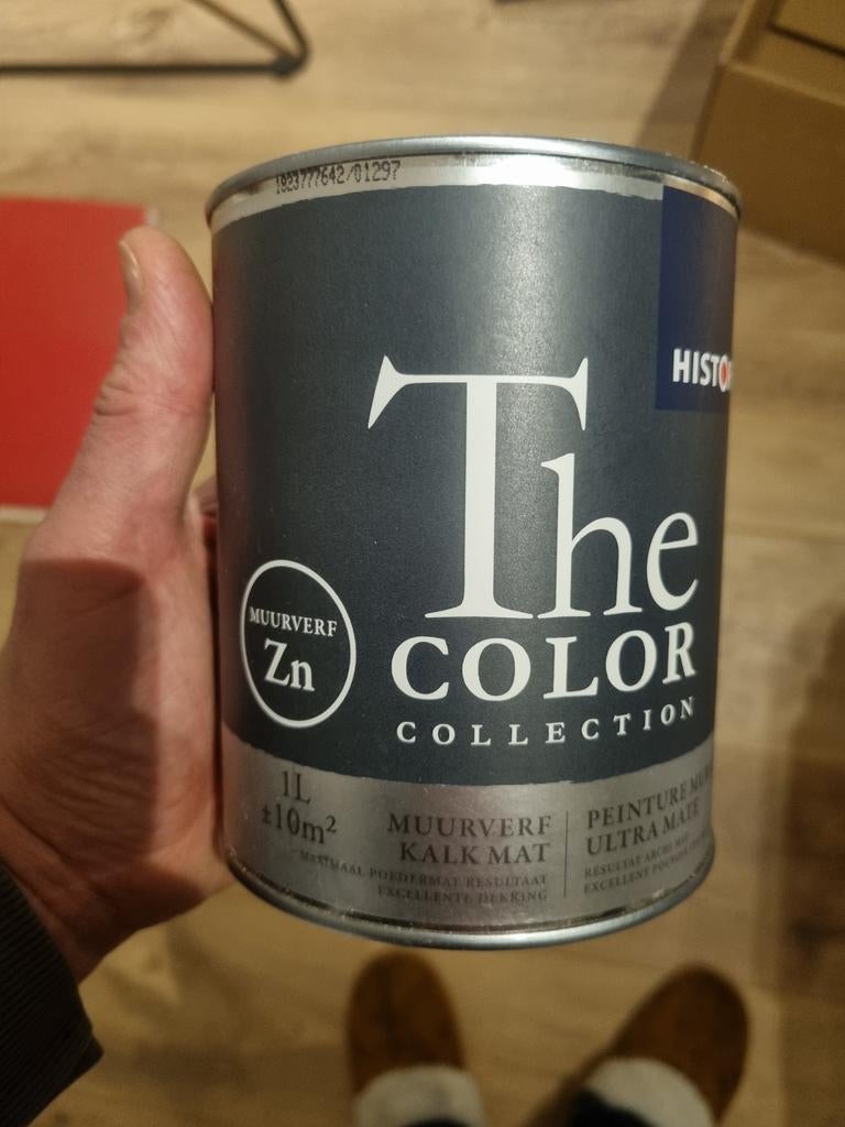 Histor muurverf kalkmat, Ophalen, Nieuw, Blauw