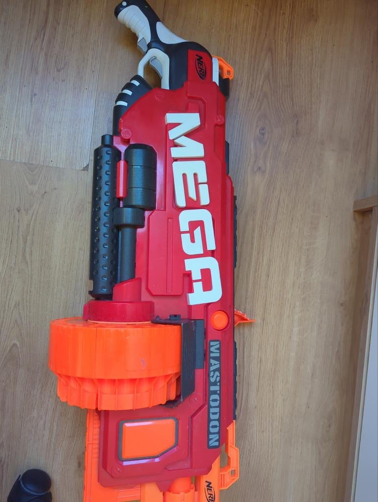 Nerf Mega Mastodon blaster, Ophalen of Verzenden, Zo goed als nieuw, Jongen