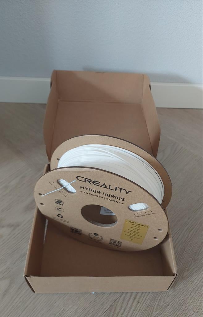 Witte rol filament, Ophalen