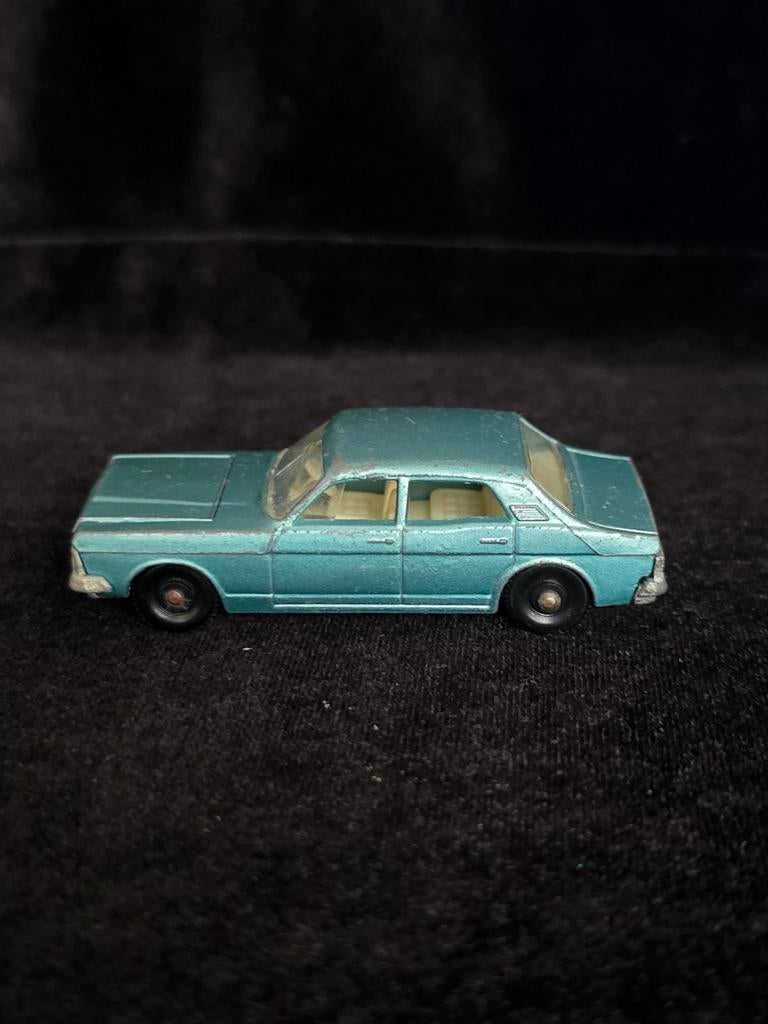 Lesney Matchbox nr 53c Ford Zodiac MK IV,  blue metalic, BPW, Ophalen of Verzenden, Gebruikt, Auto
