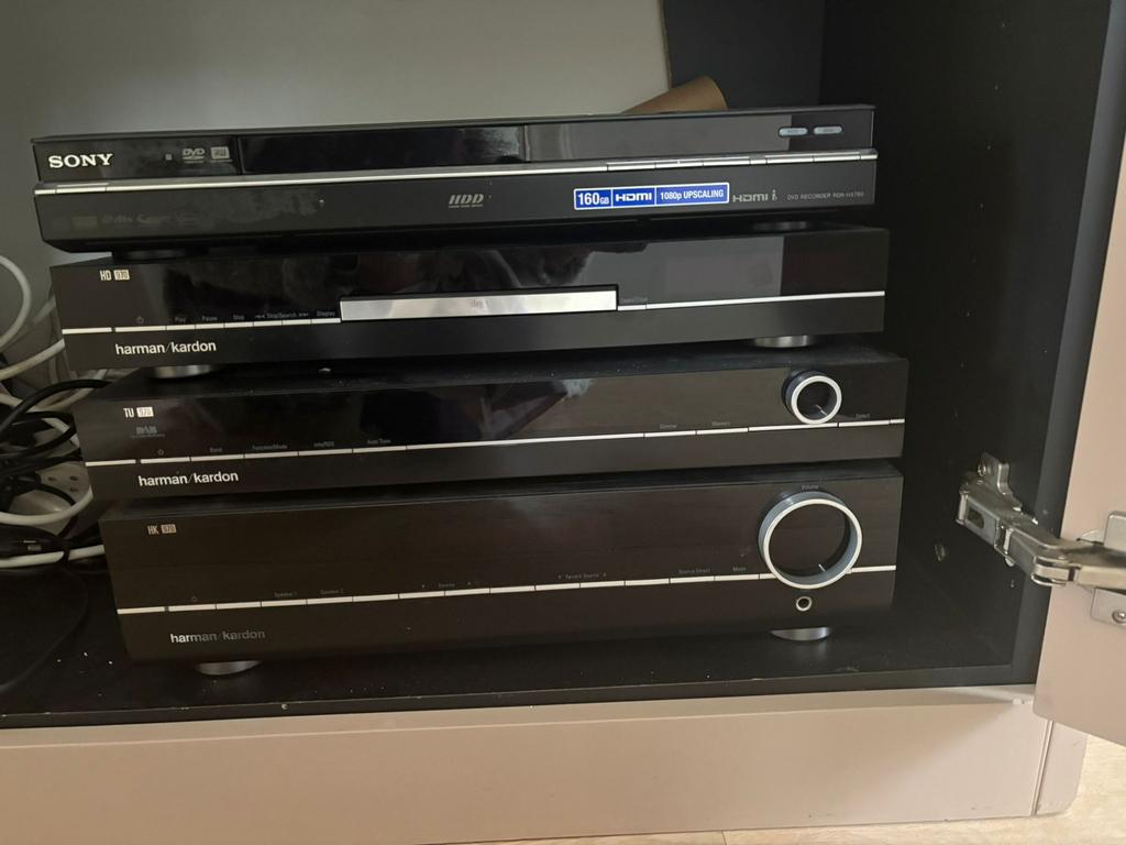 Harman Kardon set + Sony recorder + Dali suite speakers, Audio, Tv en Foto, Versterkers en Receivers, Ophalen, Zo goed als nieuw