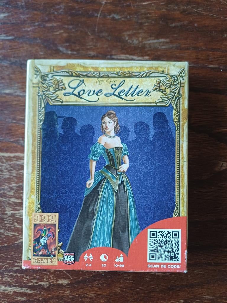 Love Letter kaartspel - 999 Games - Zo goed als nieuw, Hobby en Vrije tijd, Gezelschapsspellen | Kaartspellen, Ophalen of Verzenden