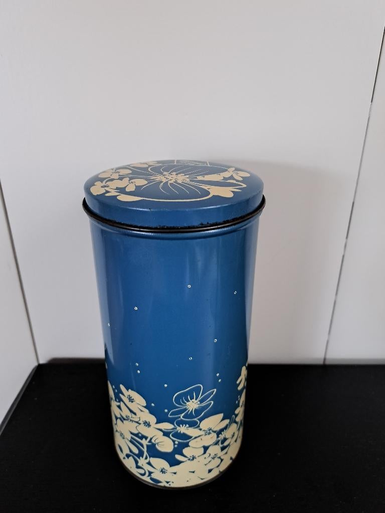 Beschuitbus Hooijer Beschuit met bloemmotief, Verzamelen, Blikken, Ophalen of Verzenden, Overige